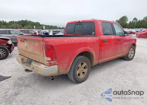 2012 Ram 1500 Slt из США, поврежденный, VIN 1C6RD6LT4CS181334